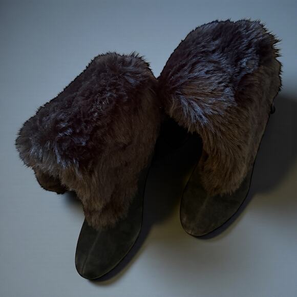 Sam Edelman Boots with the Fur Black 7.5 - Picture 3 of 6